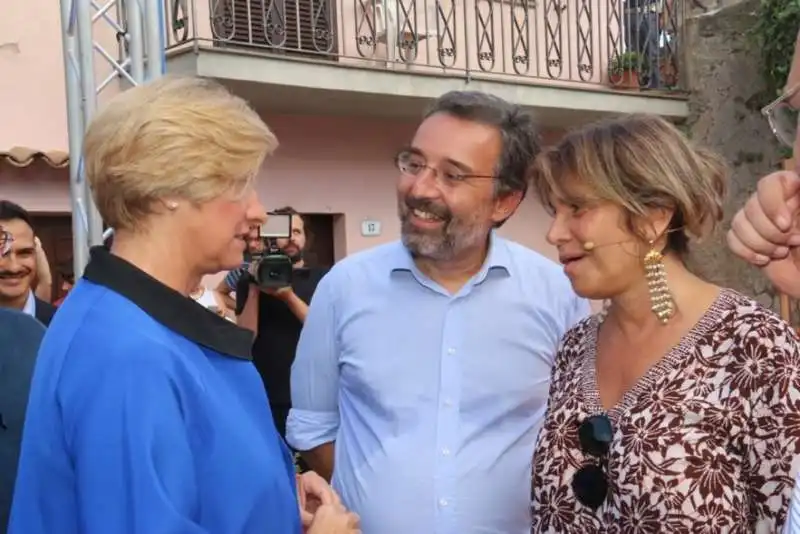 roberta pinotti marco damilano denise pardo