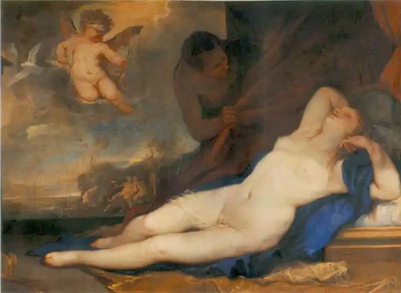 Venere dormiente luca giordano montecitorio