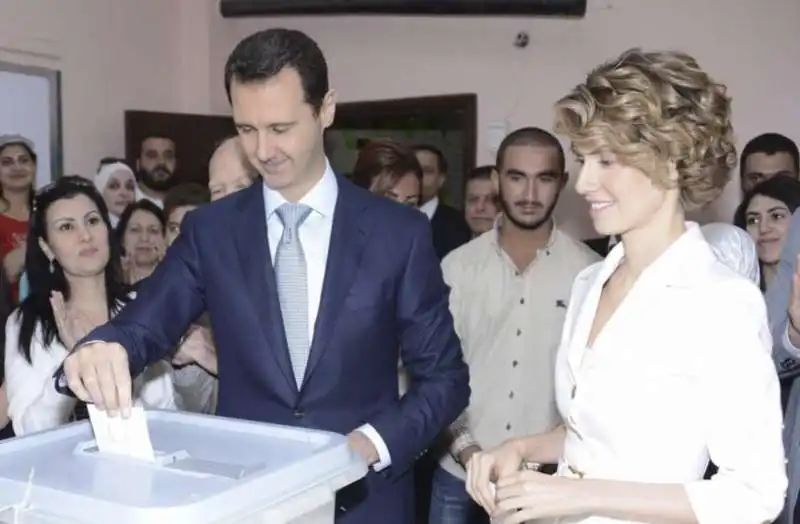 assad con la moglie asma 2