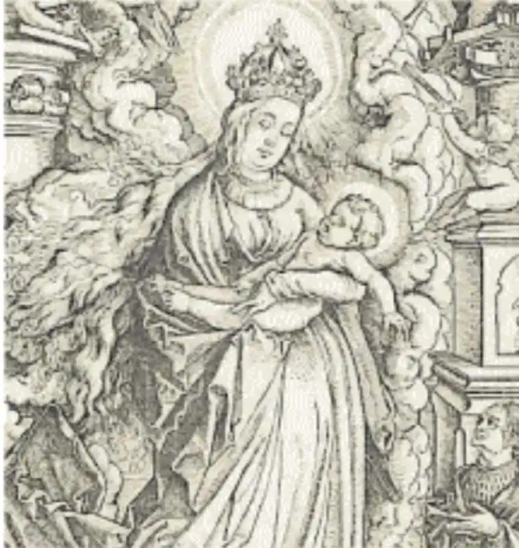 hans baldung grien madonna con bambno