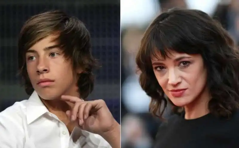 Jimmy Bennett e Asia Argento