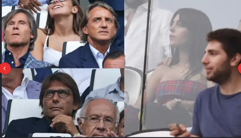 mancini conte georgina juve lazio