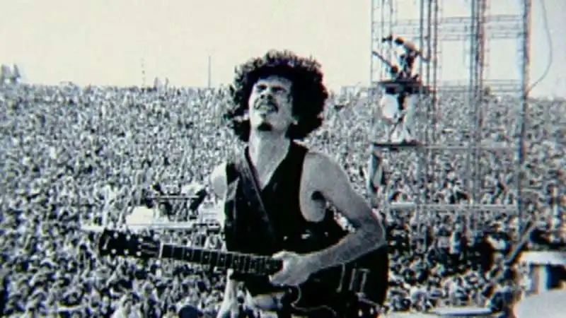 carlos santana   at woodstock