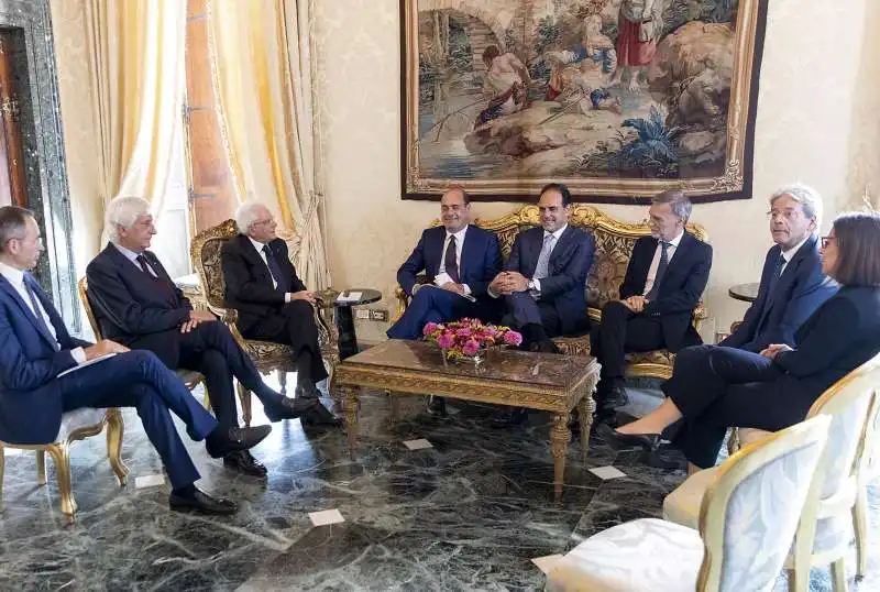 consultazioni   delegazione pd con mattarella