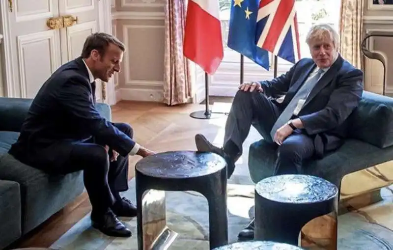 EMMANUEL MACRON BORIS JOHNSON