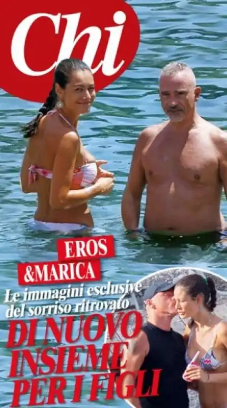 EROS RAMAZZOTTI E MARICA PELLEGRINELLI INSIEME IN SICILIA DOPO L'ANNUNCIO DELLA SEPARAZIONE