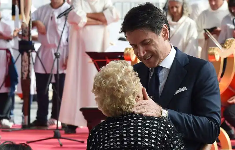 giuseppe conte alla commemorazione del crollo del ponte morandi