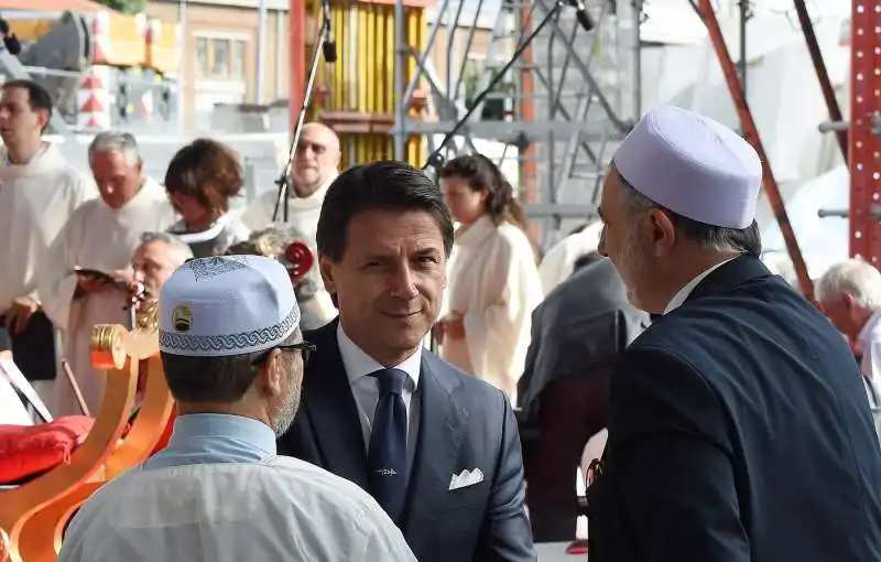 giuseppe conte alla commemorazione del crollo del ponte morandi 4