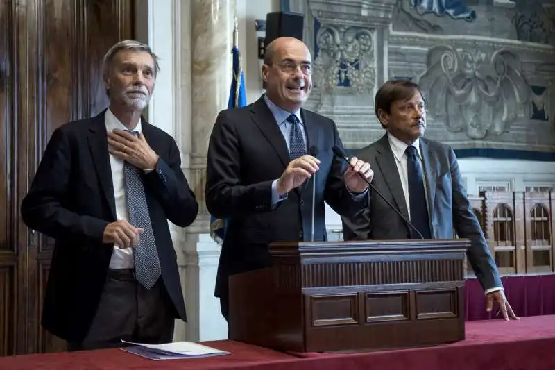 GRAZIANO DELRIO NICOLA ZINGARETTI ENRICO STEFANO