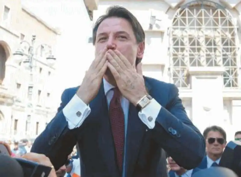 I BACIONI DI GIUSEPPE CONTE