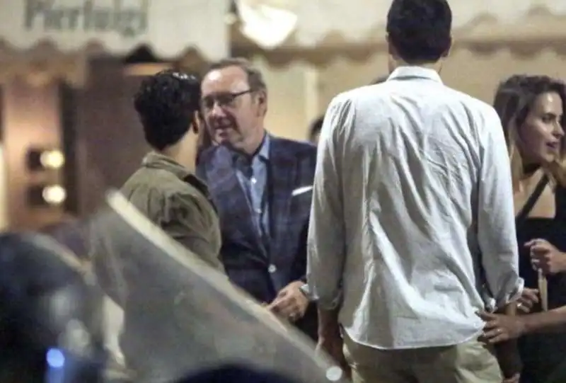 kevin spacey a cena a roma