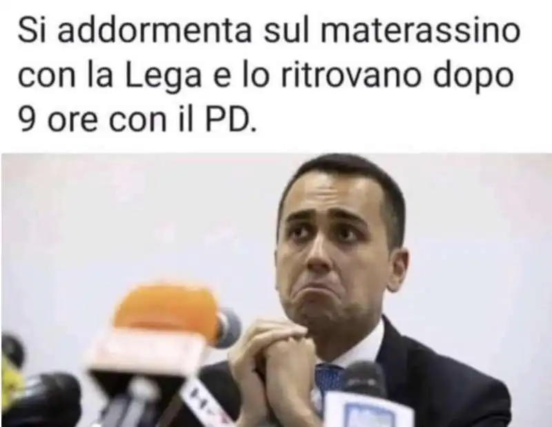 LUIGI DI MAIO E IL GOVERNO CON IL PD