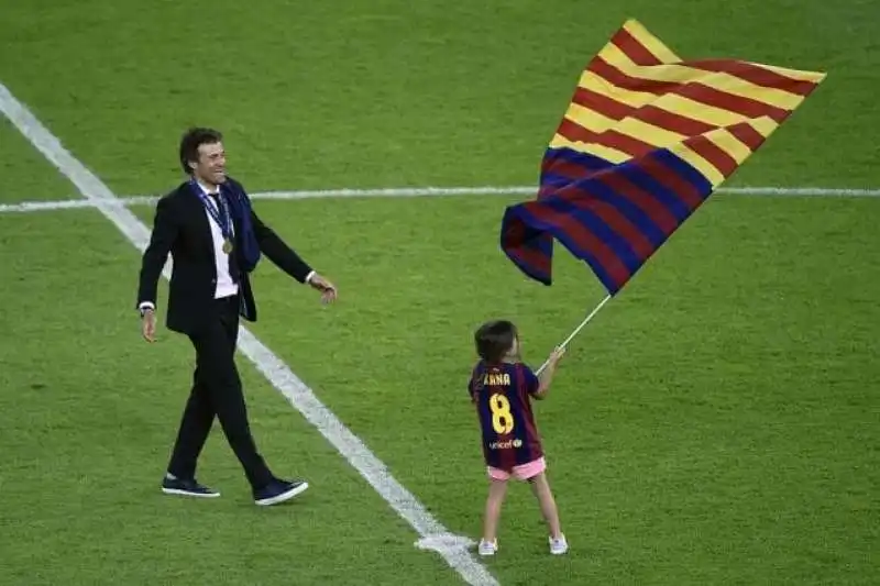 luis enrique e la figlia