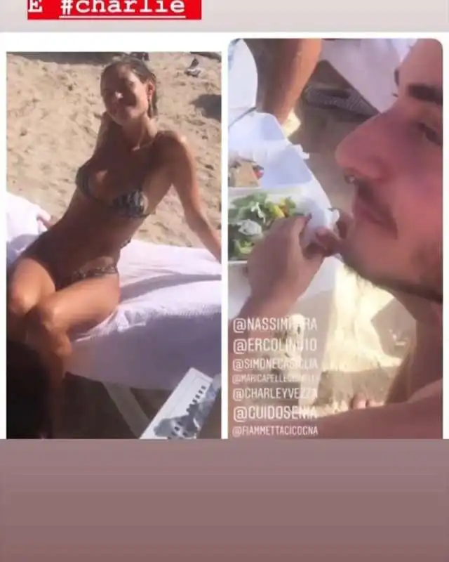 marica pellegrinelli e charley vezza insieme a ibiza 2