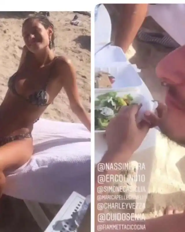 marica pellegrinelli e charley vezza insieme a ibiza 6