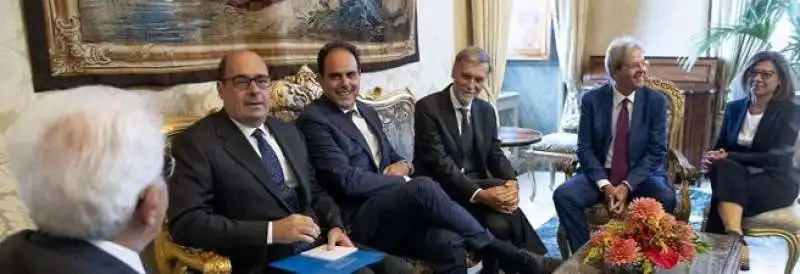 Mattarella Zinga Marcucci Gentiloni 