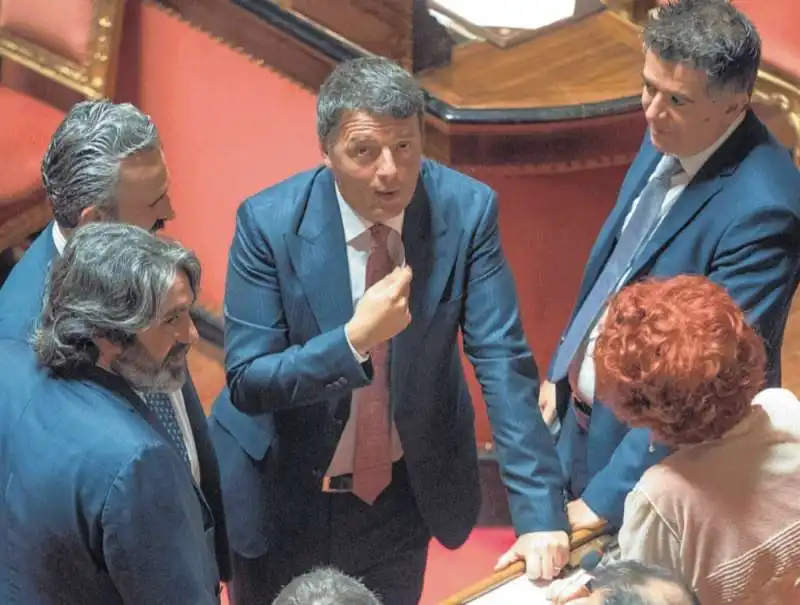 MATTEO RENZI FRANCESCO BONIFAZI E ALCUNI FEDELISSIMI