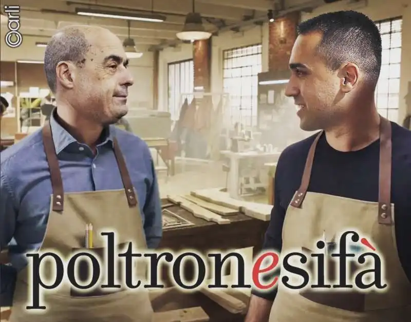 NICOLA ZINGARETTI E LUIGI DI MAIO BY CARLI