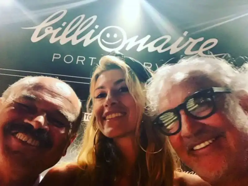 oscar farinetti   annalisa chirico   flavio briatore