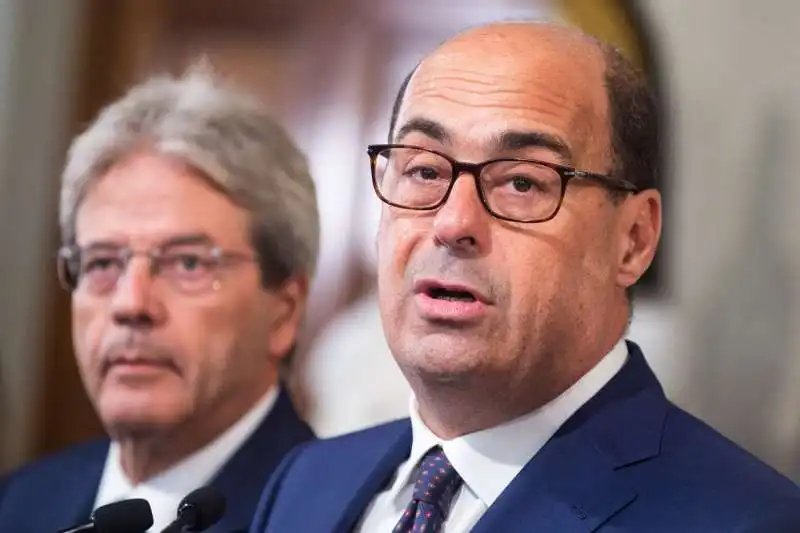 paolo gentiloni nicola zingaretti 1