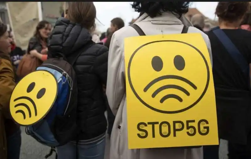 proteste contro il 5g 4