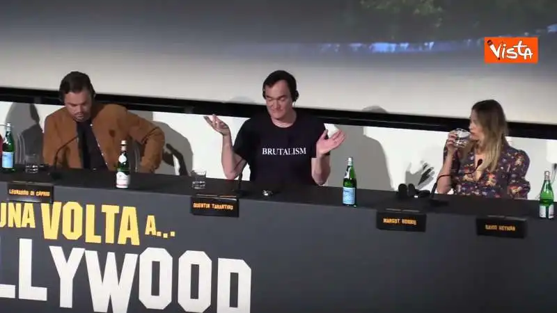 QUENTIN TARANTINO A ROMA PER PRESENTARE C ERA UNA VOLTA A HOLLYWOOD   