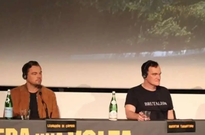 QUENTIN TARANTINO A ROMA PER PRESENTARE C ERA UNA VOLTA A HOLLYWOOD