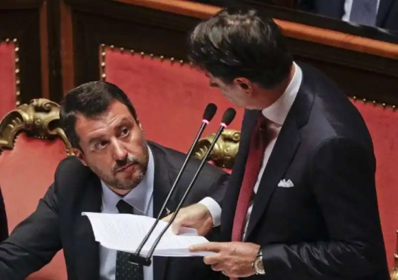 salvini   conte   