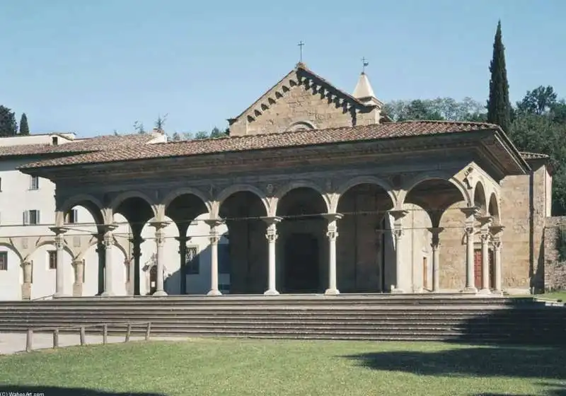 santa maria delle grazie ad arezzo   portico di benedetto da maiano