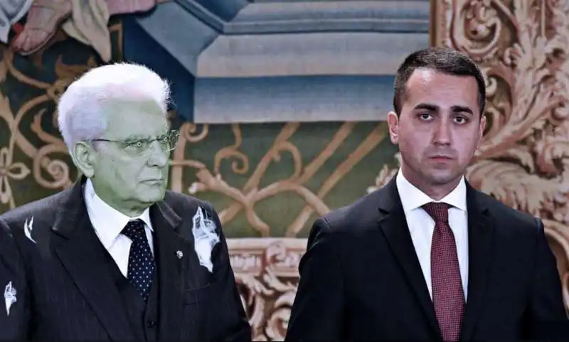 SERGIO MATTARELLA LUIGI DI MAIO BY LUGHINO