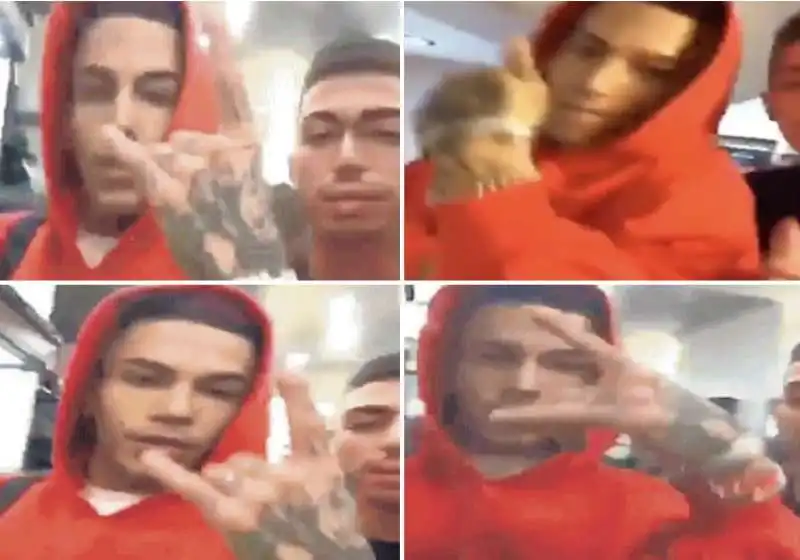 sfera ebbasta con ugo di puorto, uno dei ragazzi della banda dello spray di corinaldo 7