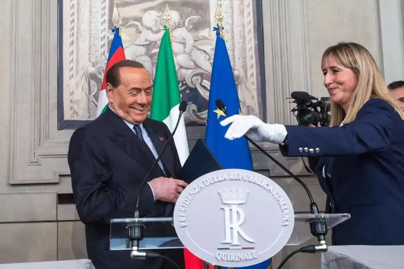  silvio berlusconi al quirinale