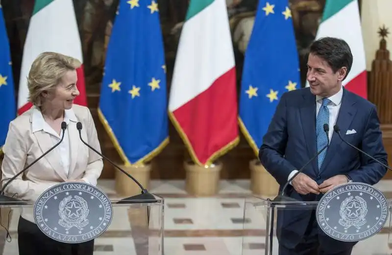 ursula von der leyen incontra giuseppe conte a palazzo chigi 23