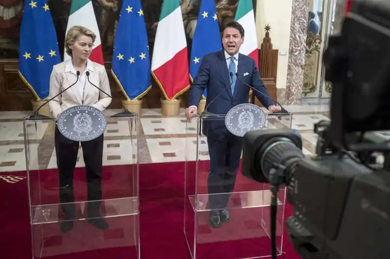 ursula von der leyen incontra giuseppe conte a palazzo chigi 7