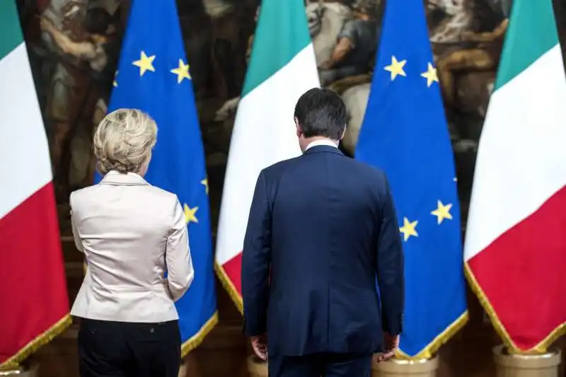 ursula von der leyen incontra giuseppe conte a palazzo chigi 8