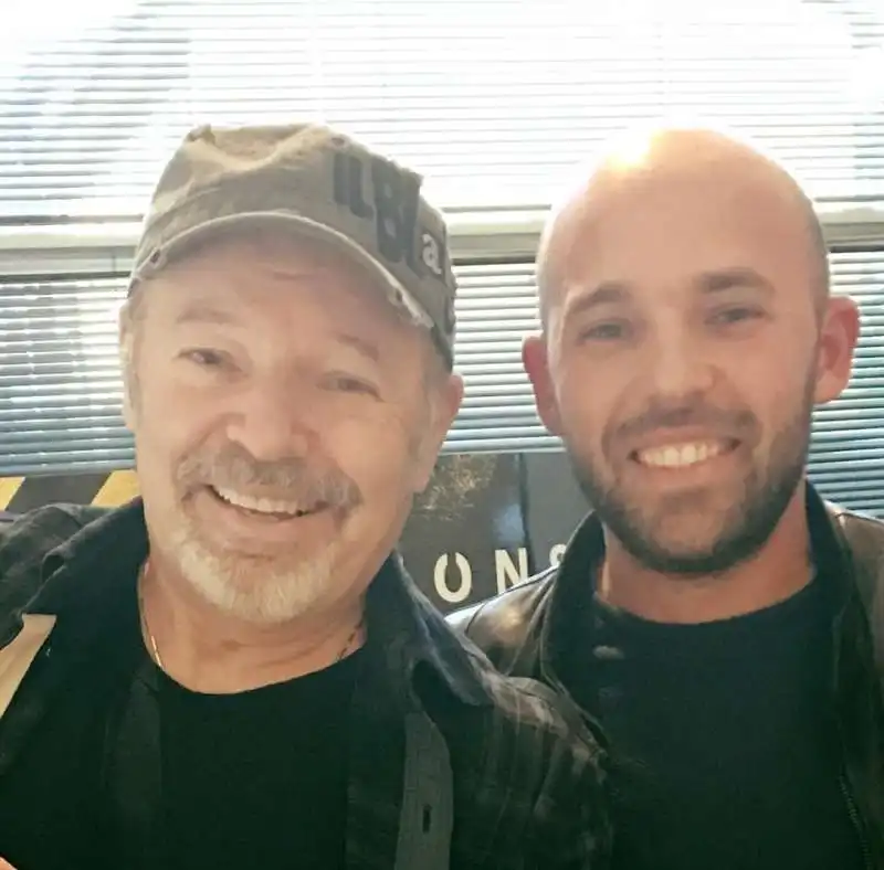 VASCO ROSSI E IL FIGLIO LORENZO