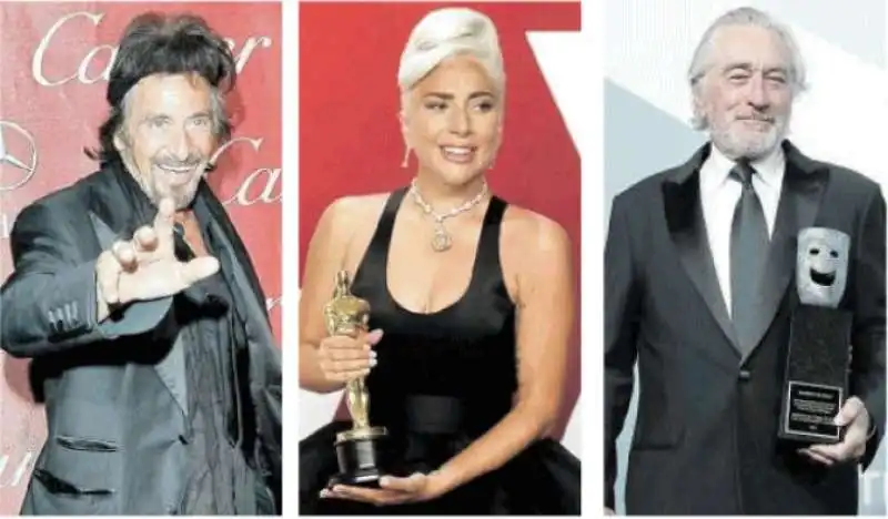 AL PACINO - LADY GAGA - ROBERT DE NIRO