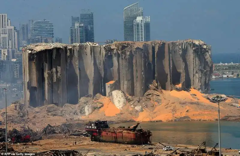 beirut distruzione dopo l esplosione