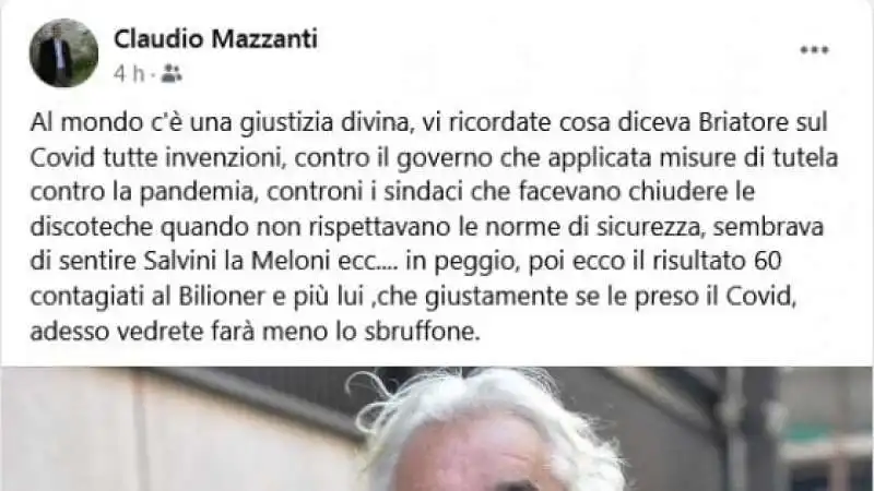 Claudio Mazzanti contro Briatore 