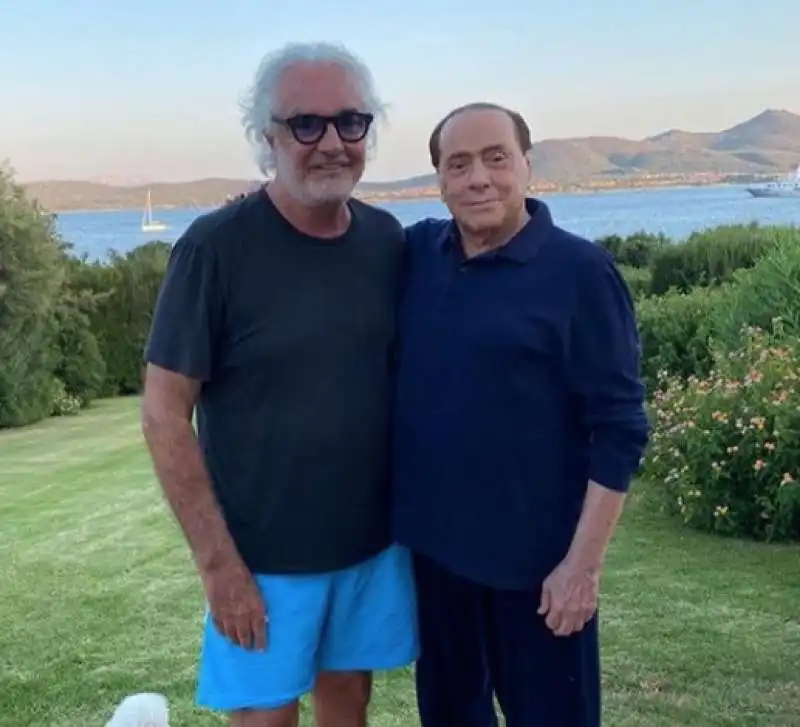 FLAVIO BRIATORE E SILVIO BERLUSCONI