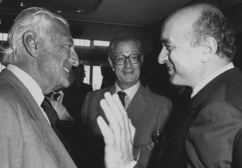 gianni agnelli cesare romiti ciriaco de mita