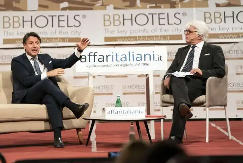 giuseppe conte con angelo maria perrino la piazza di affaritaliani 1