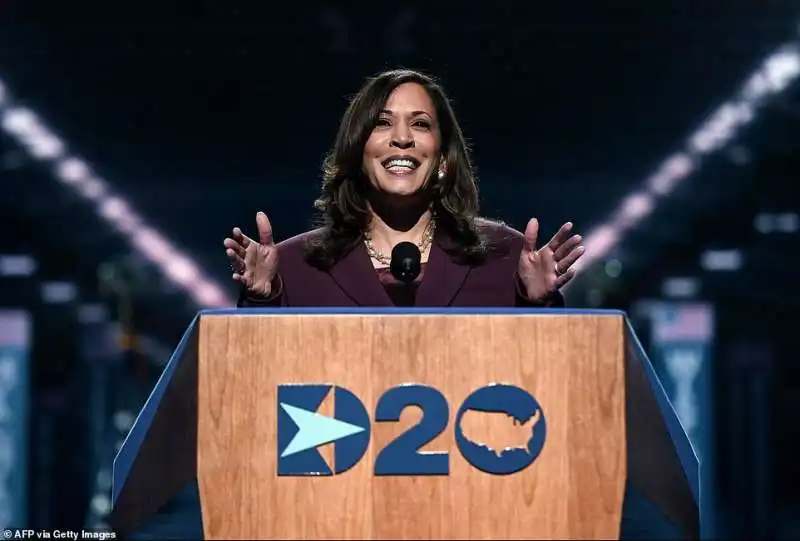 kamala harris nominata candidata vice di biden alla convention dem