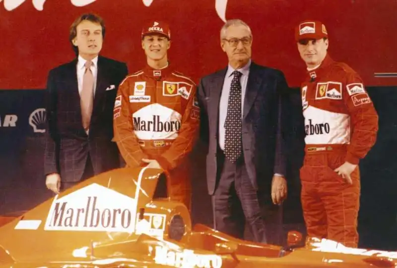 luca cordero di montezemolo michael schumacher cesare romiti eddie irvine