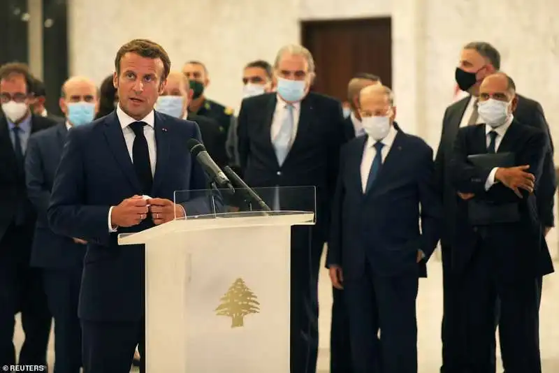 macron a beirut 