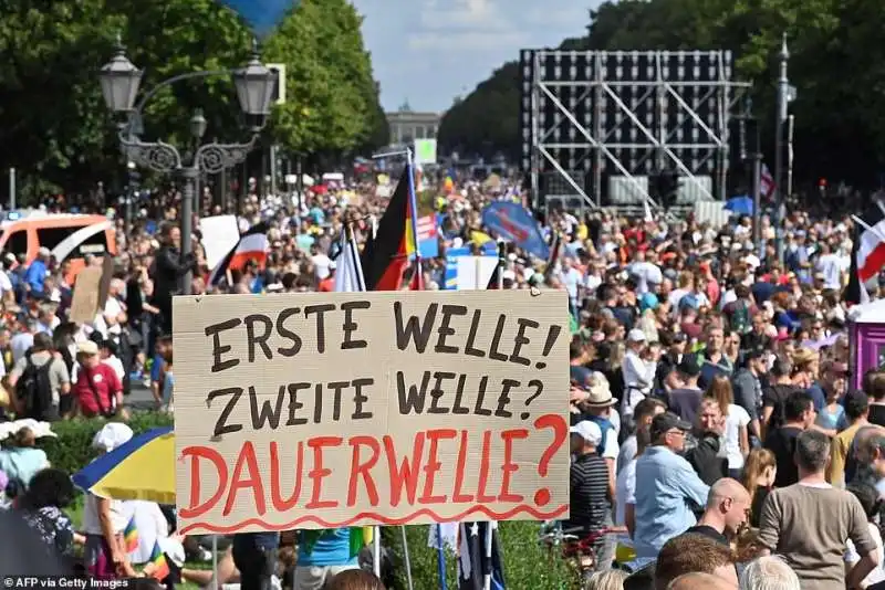 manifestazione negazionisti coronavirus berlino – 29 agosto 2020 6