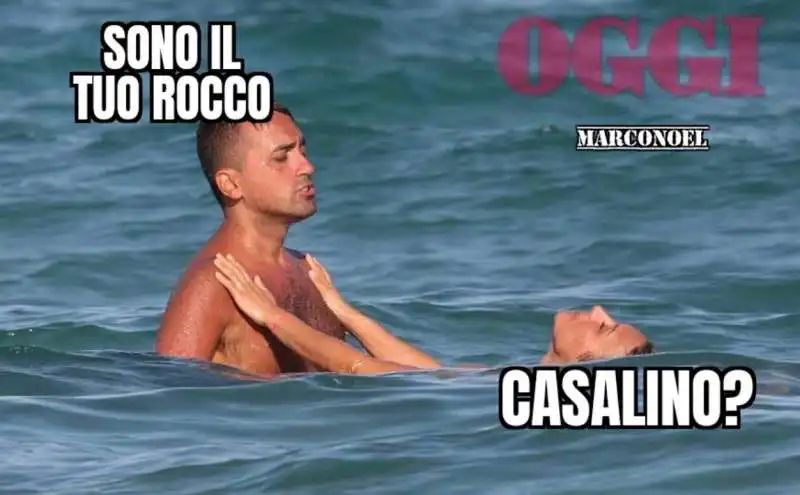 meme  su di maio al mare con virginia saba 1