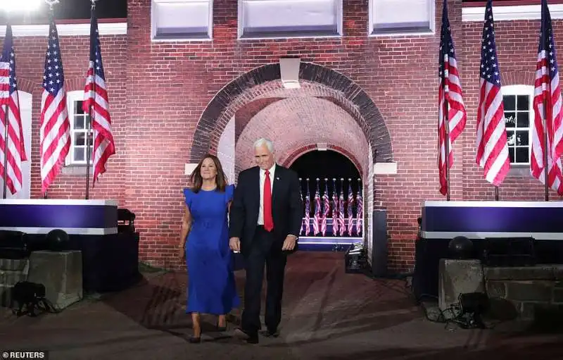 mike pence a fort mchenry   convention repubblicana 2020 