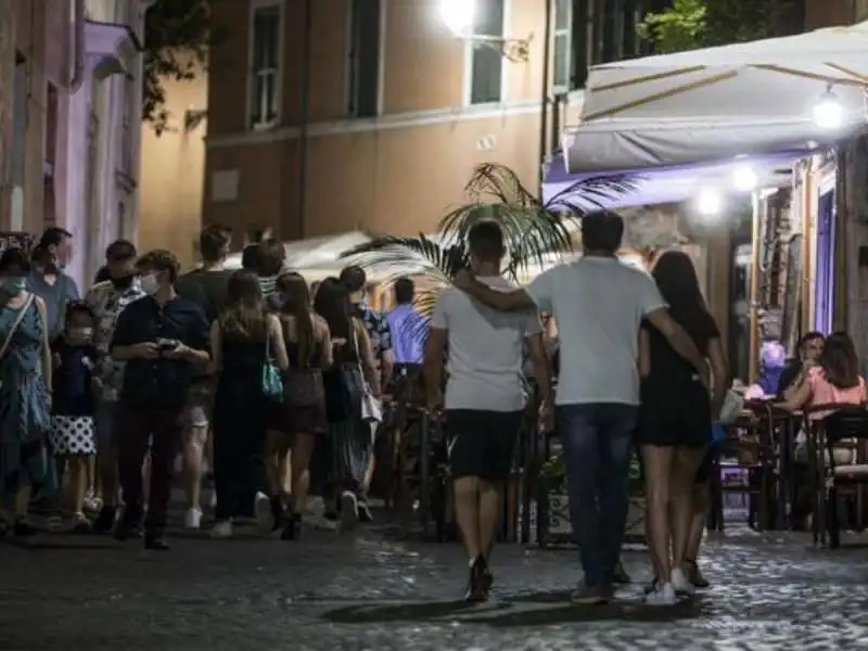 movida in centro a roma