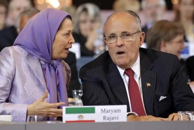 mryam rajavi e rudy giuliani 